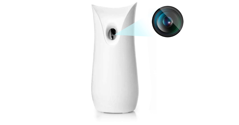 Spy-MAX Mini Air Freshener Hidden Camera - 1080p By SpyAssociates.com