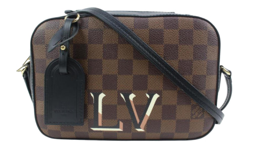 Discontinued Damier Ebene Santa Monica Louis Vuitton Crossbody Camera Bag
