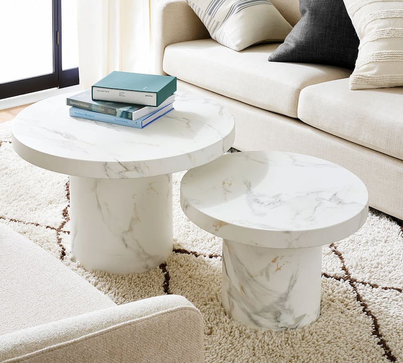 Odessa Round Nesting Coffee Tables on Sale