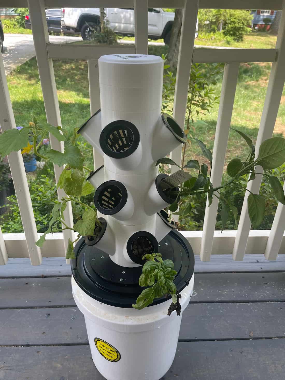12 Pot Hydroponic Garden Tower - 3D Printed at Etsy