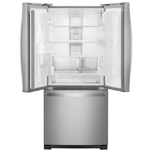 Whirlpool refrigerator french door bottom freezer WRF560SEHZ - 19.7 Cu. Ft. at Best Buy