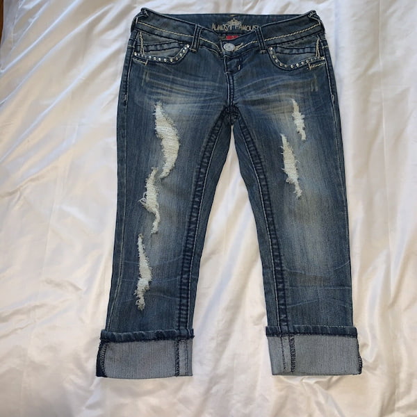 Almost Famous Premium Capri Cropped Jean at eBay