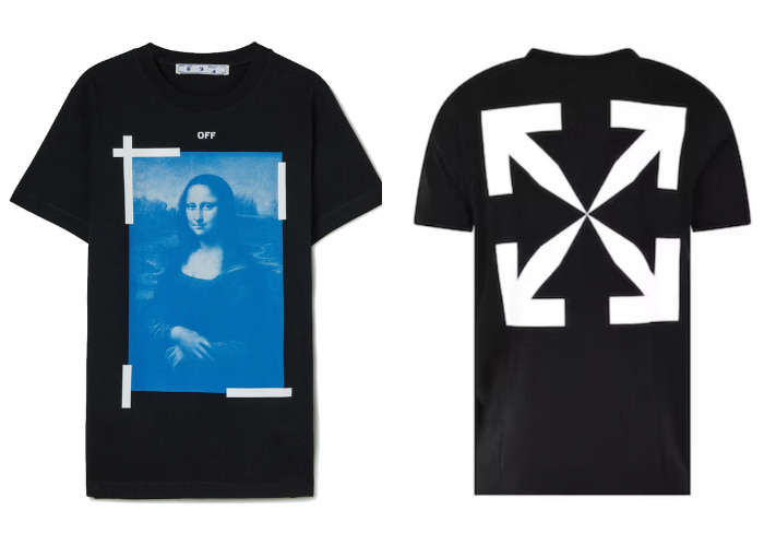 Off-White Mona Lisa Slim Fit T-Shirt - Black at StockX